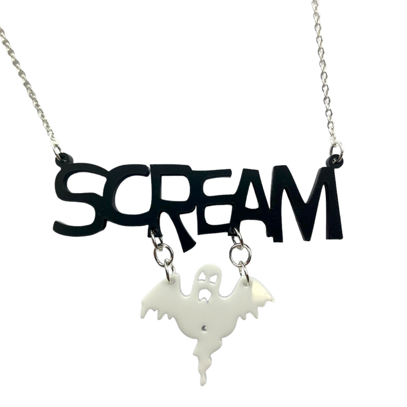 Scream Ghost Necklace by Love Boutique