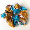 Seaside Print Scrunchie - Made From Vintage Fabric - Minimum Mouse