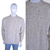 Shetland Wool Cable Knit Aran Jumper XL - Minimum Mouse