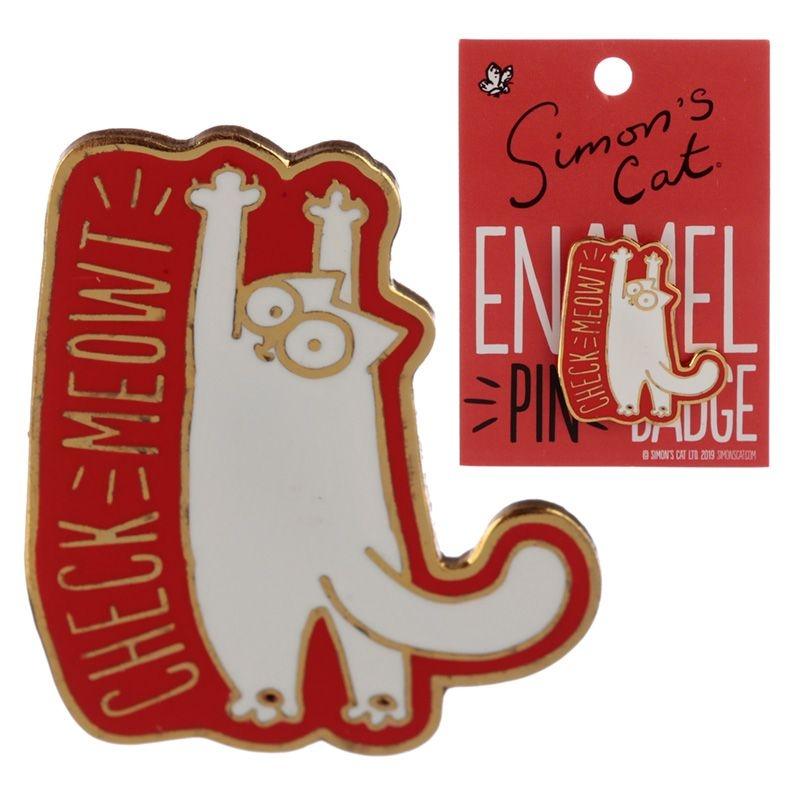 Simon's Cat Enamel Lapel Pin Badge - Minimum Mouse