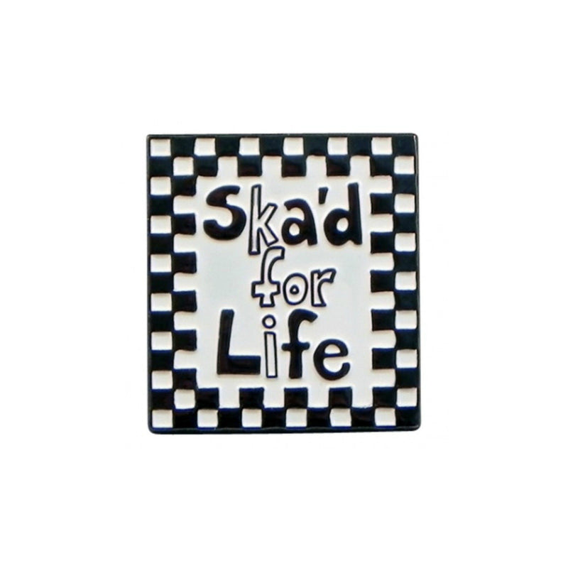 Ska'd For Life Enamel Lapel Pin Badge - Minimum Mouse