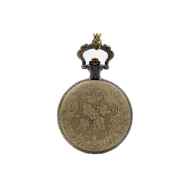 Skull And Crossbones Quartz Pocket Watch - Minimum Mouse