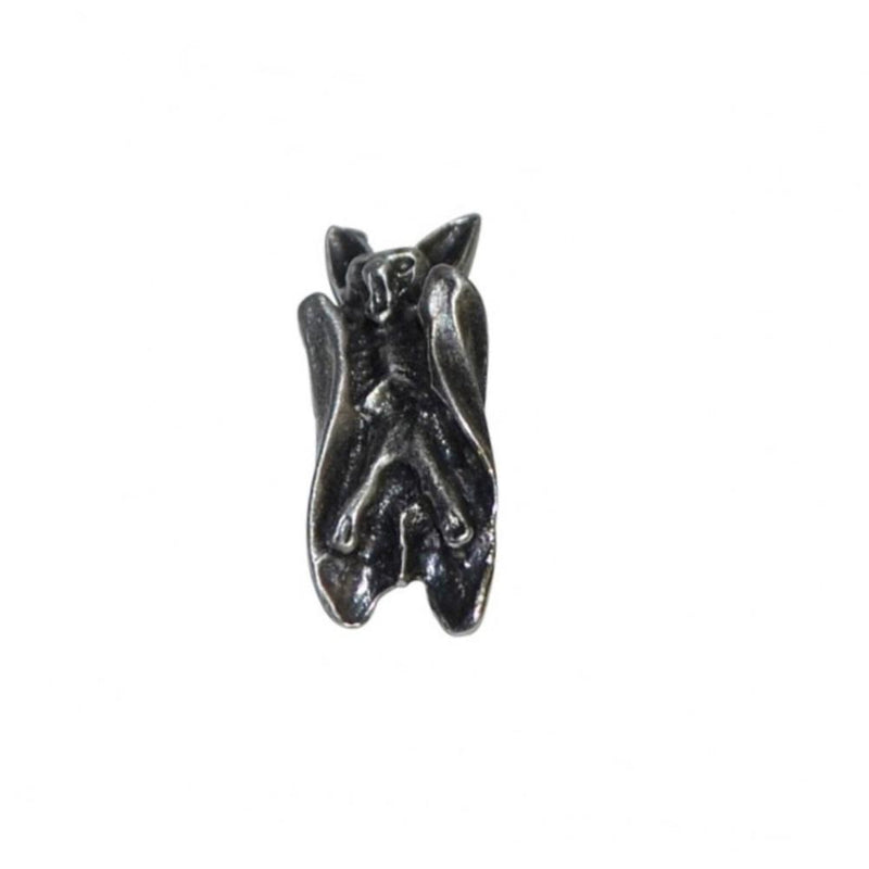 Sleeping Bat Pewter Lapel Pin Badge - Minimum Mouse