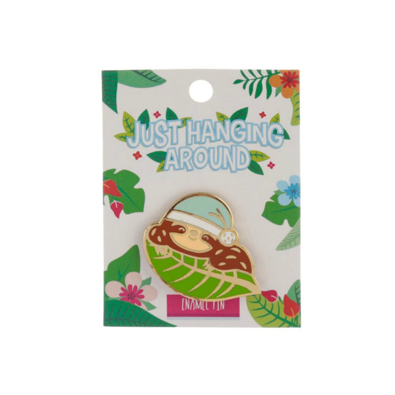 Sleepy Sloth Enamel Lapel Pin Badge - Minimum Mouse
