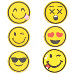 Smile Face Emoji Iron On Patch - Minimum Mouse