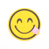 Smile Face Emoji Iron On Patch - Minimum Mouse