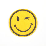 Smile Face Emoji Iron On Patch - Minimum Mouse