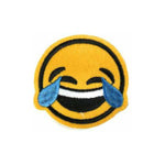 Smile Face Emoji Iron On Patch - Minimum Mouse