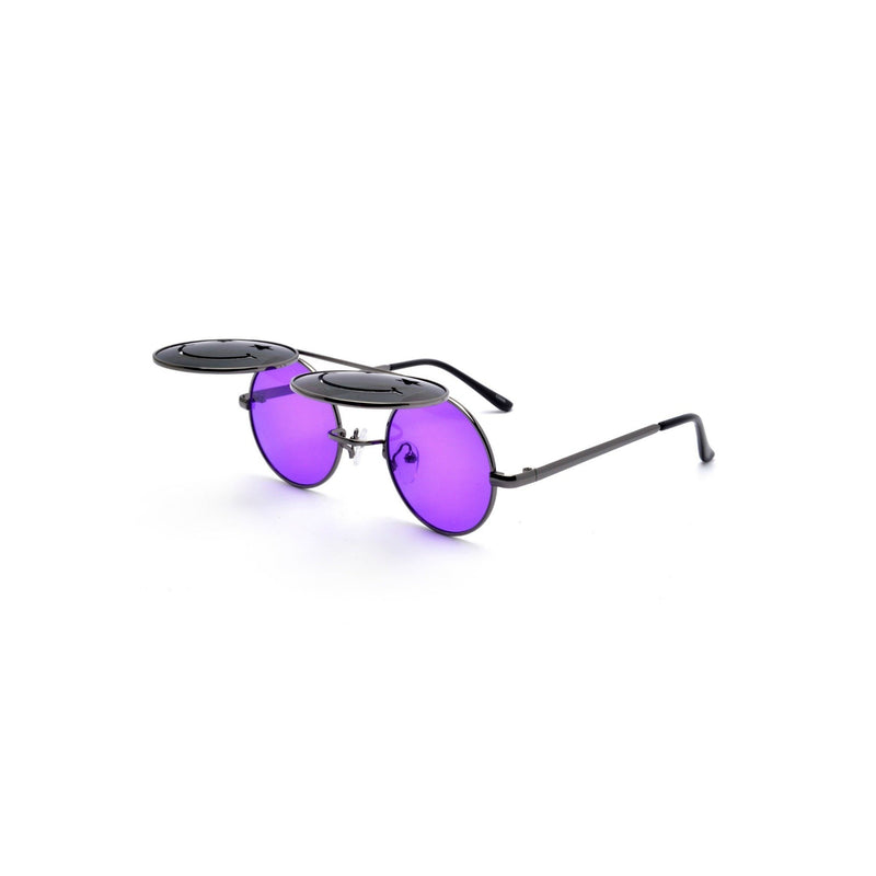 SMILEY Flip Up Face Sunglasses - Minimum Mouse