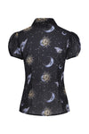 Solaris Sun and Moon Blouse by Hell Bunny