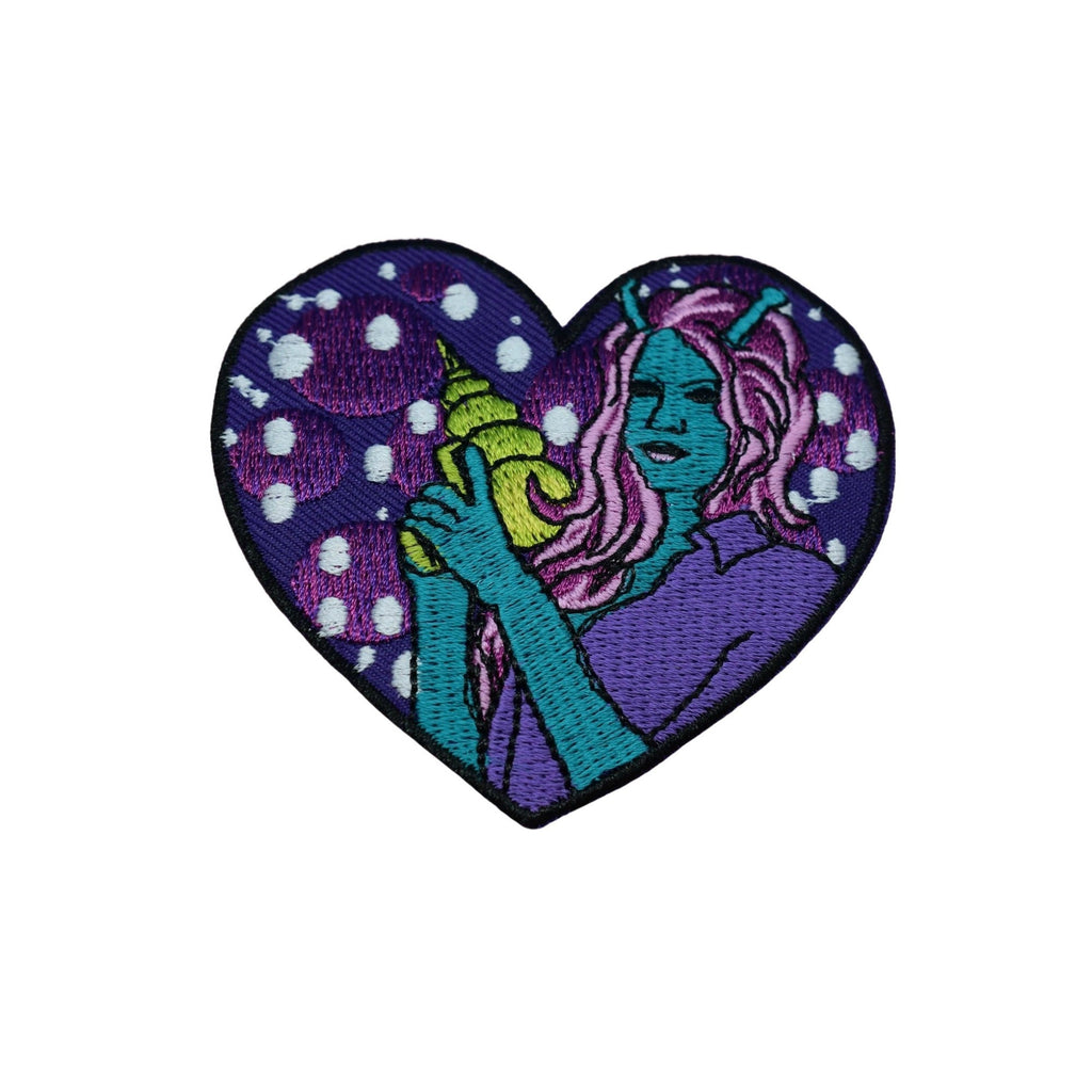 Space Babe Iron On Patch - Minimum Mouse