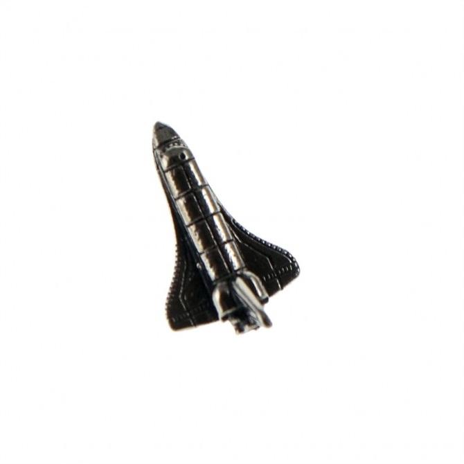 Space Shuttle Pewter Lapel Pin Badge - Minimum Mouse