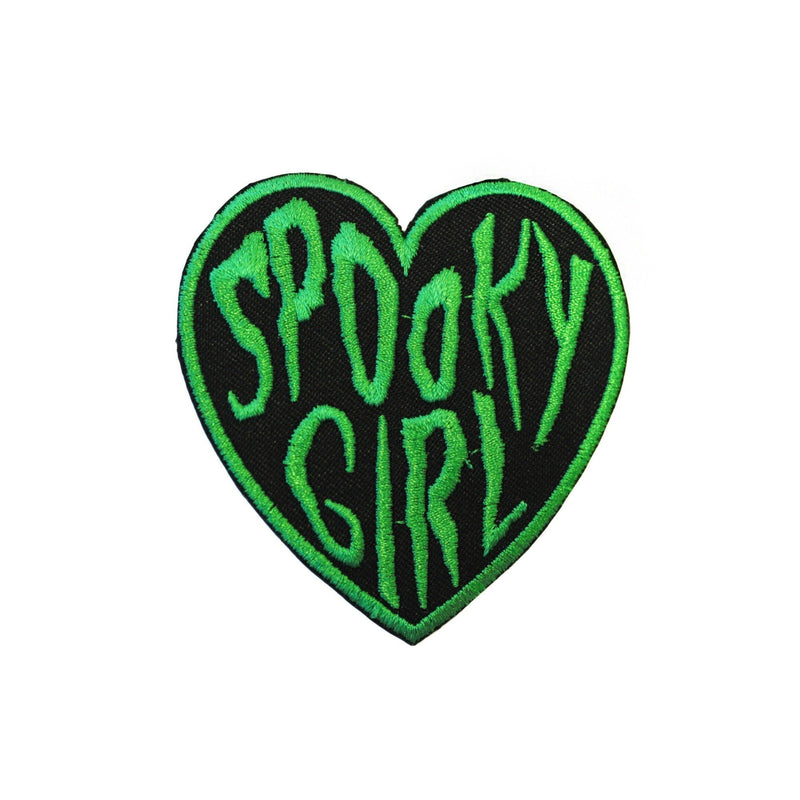 Spooky Girl Iron On Patch - Minimum Mouse