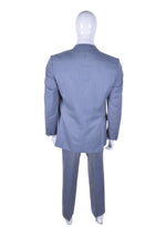 St Michael Blue Herringbone Tweed Suit 42R - Minimum Mouse