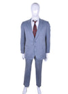 St Michael Blue Herringbone Tweed Suit 42R - Minimum Mouse