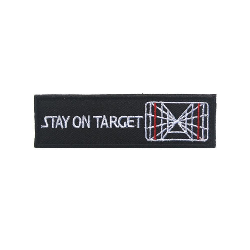 Star Wars Stay On Target Sew On Patch - Minimum Mouse
