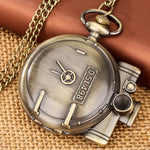 Steam Train Quartz Pocket Watch