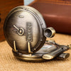 Steam Train Quartz Pocket Watch