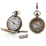 Steampunk Cogs Quartz Pocket Watch - Minimum Mouse