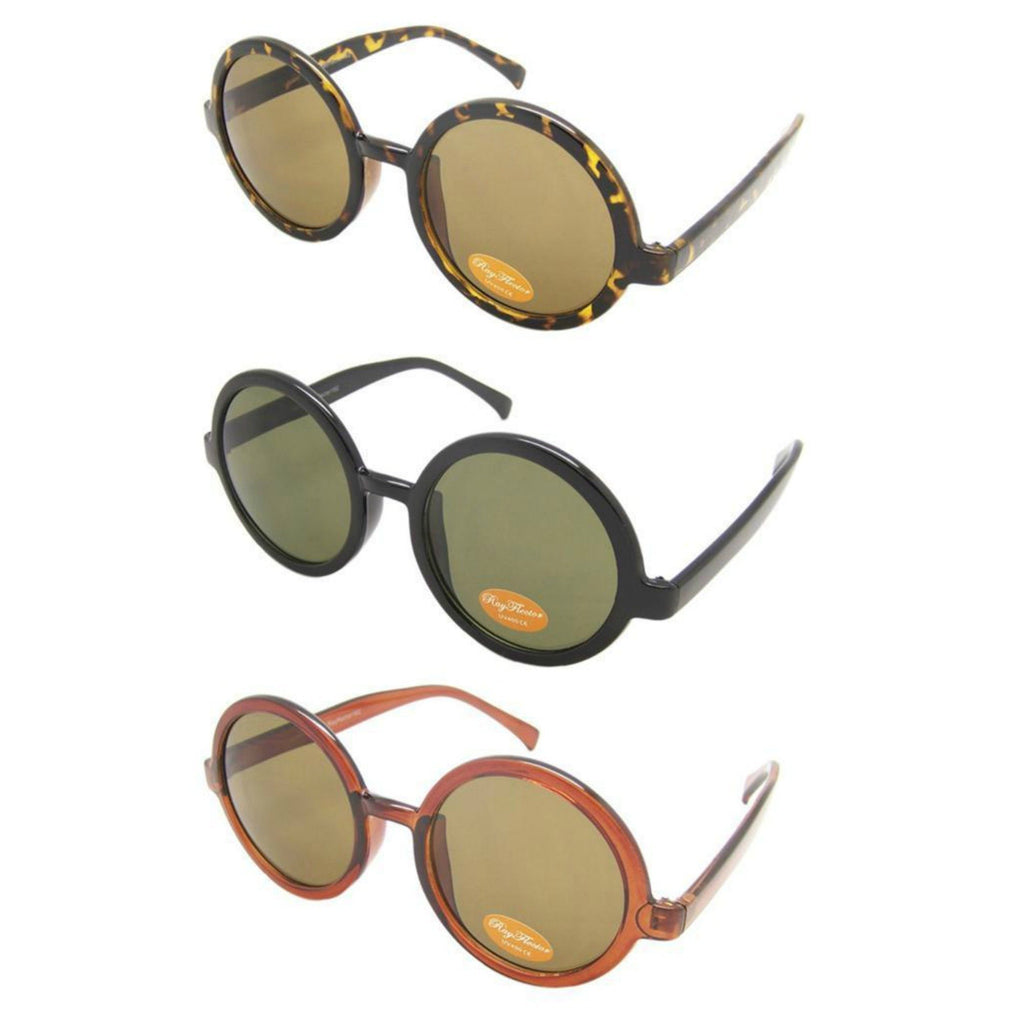 STEVIE Boho Round Big Lens Sunglasses - Minimum Mouse