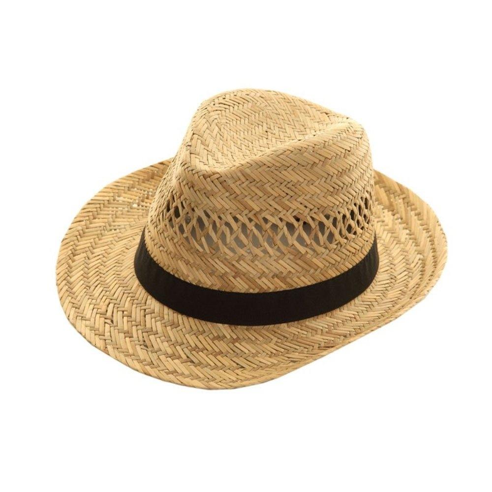 Straw Fedora Hat - Minimum Mouse