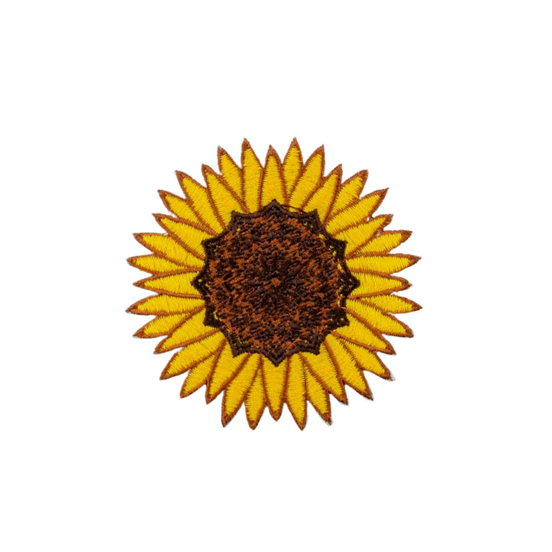 Sunflower Iron On Patch - Minimum Mouse