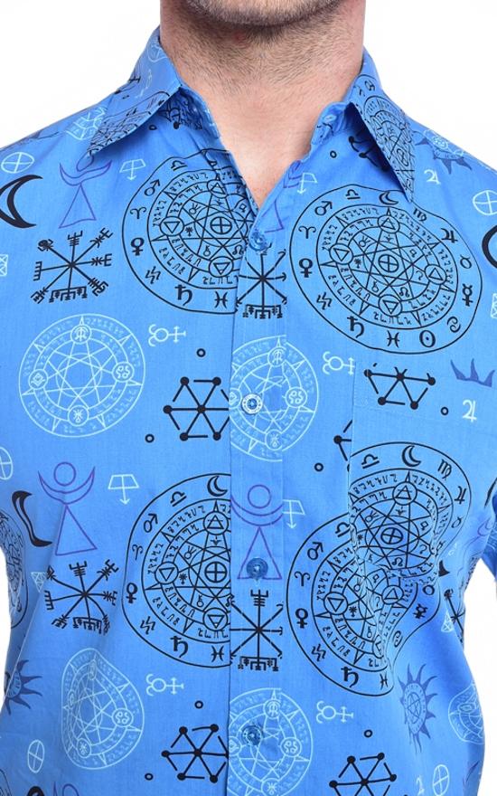 Supernatural Magic Print Shirt by Run and Fly - Minimum Mouse