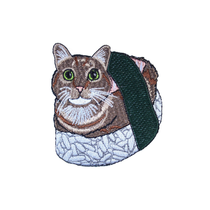 Sushi Cat Iron On Patch - Minimum Mouse