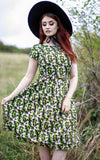 Swan Lake Print Dress by Run and Fly - Minimum Mouse