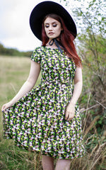 Swan Lake Print Dress by Run and Fly - Minimum Mouse