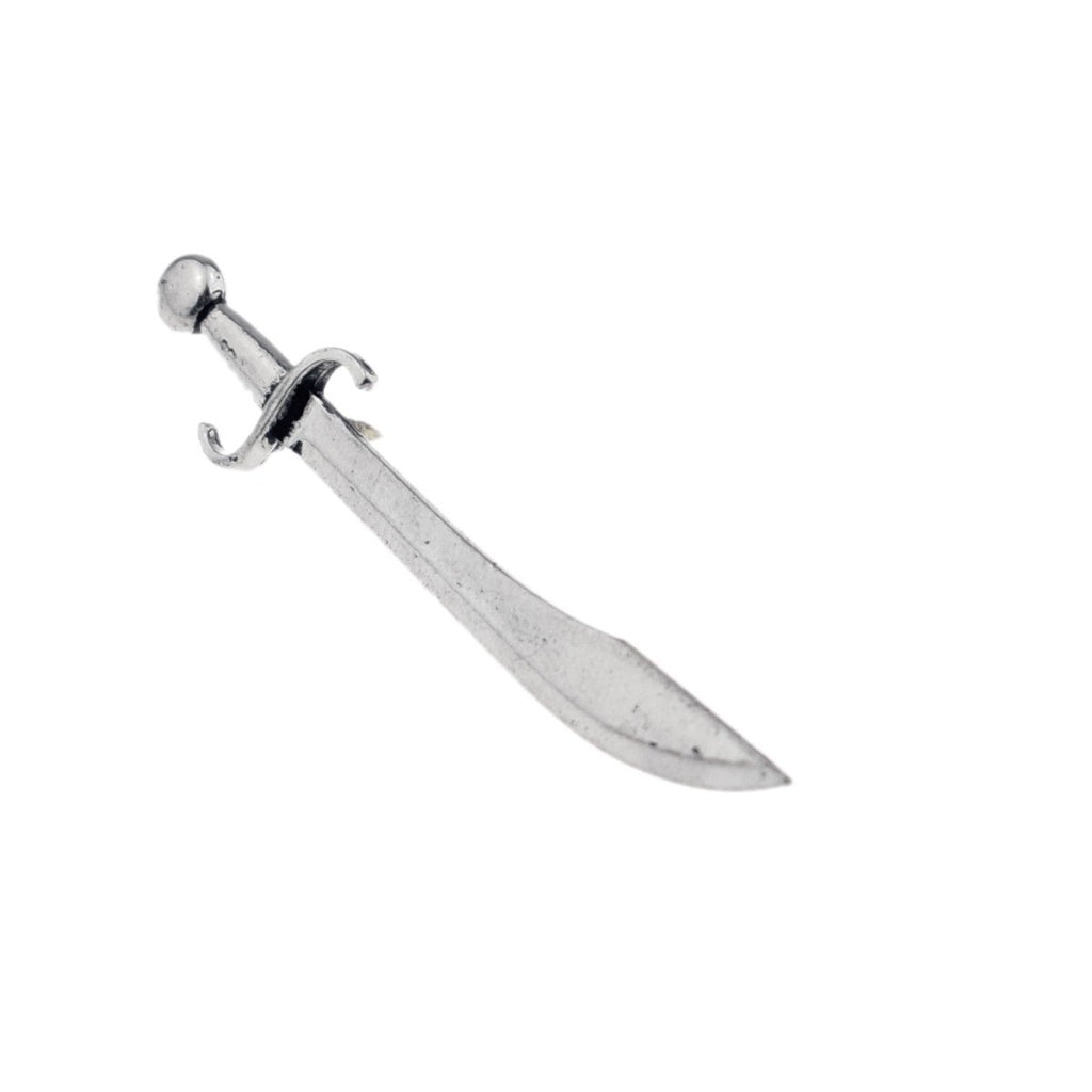 Sword Pewter Lapel Pin Badge - Minimum Mouse