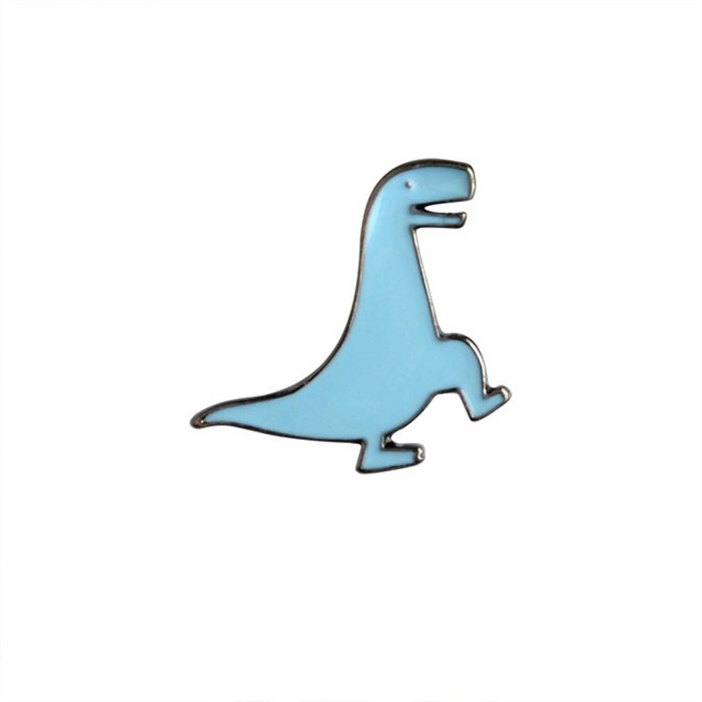 T Rex Cartoon Dinosaur Enamel Lapel Pin Badge - Minimum Mouse