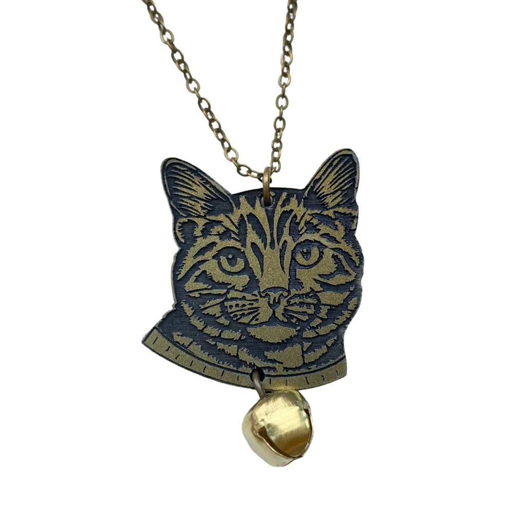 Tabby Cat with Bell Necklace by Love Boutique - Minimum Mouse