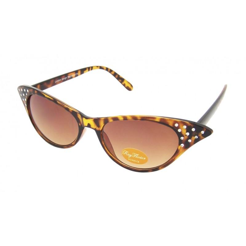 TAMMY Fifties Diamante Cats Eye Sunglasses - Minimum Mouse