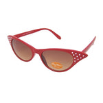 TAMMY Fifties Diamante Cats Eye Sunglasses - Minimum Mouse