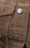 Tan Brown Cord Jacket by Run and Fly - Minimum Mouse