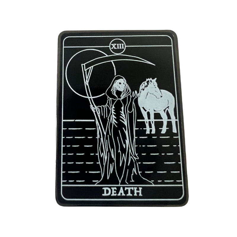 Death Tarot Card Pin Badge