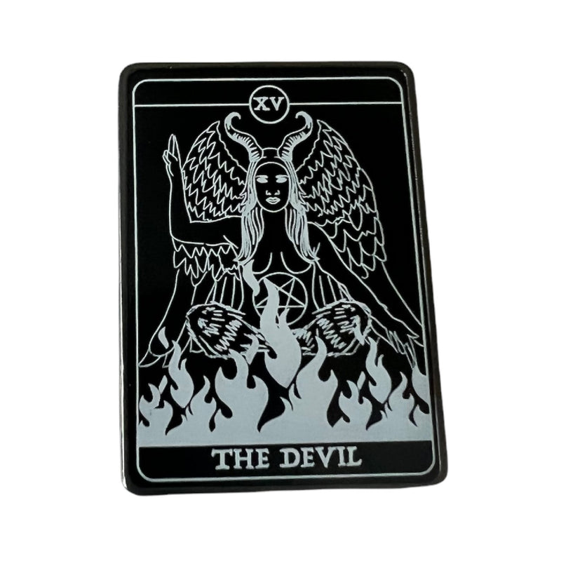 The Devil Tarot Card Pin Badge