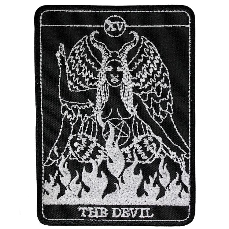 The Devil Tarot Card Iron On Patch - Minimum Mouse