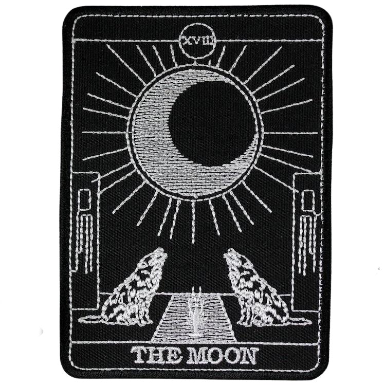The Moon Tarot Card Iron On Patch - Minimum Mouse