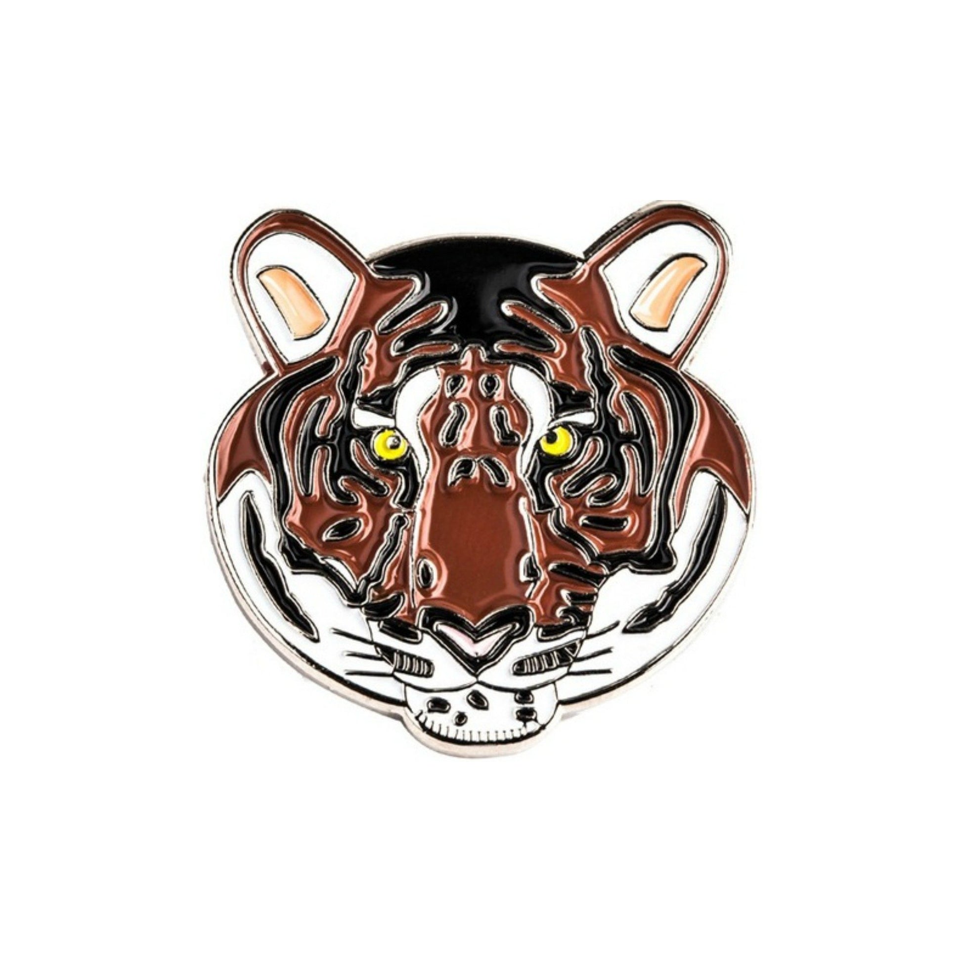 Tiger Head Enamel Lapel Pin Badge - Minimum Mouse