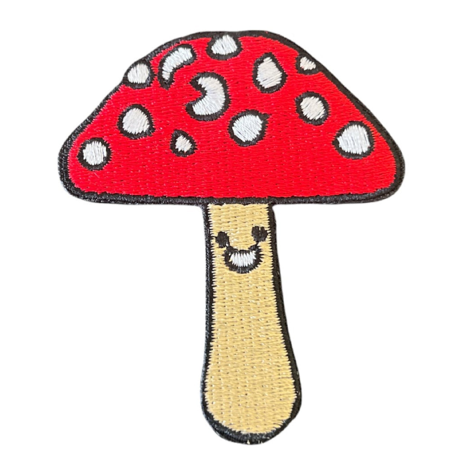 Cute Toadstool Mushroom Iron On Patch