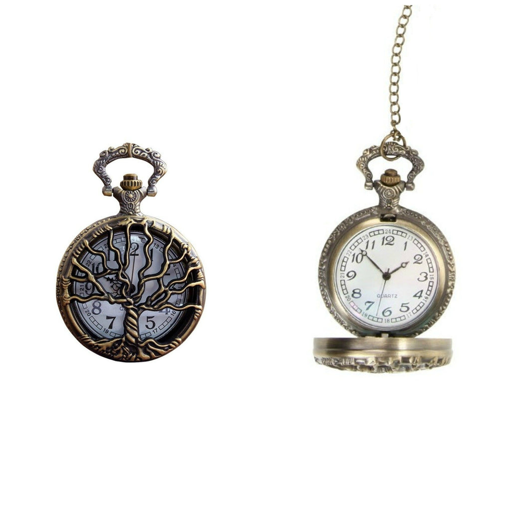 Tree Of Life Quartz Pocket Watch - Minimum Mouse