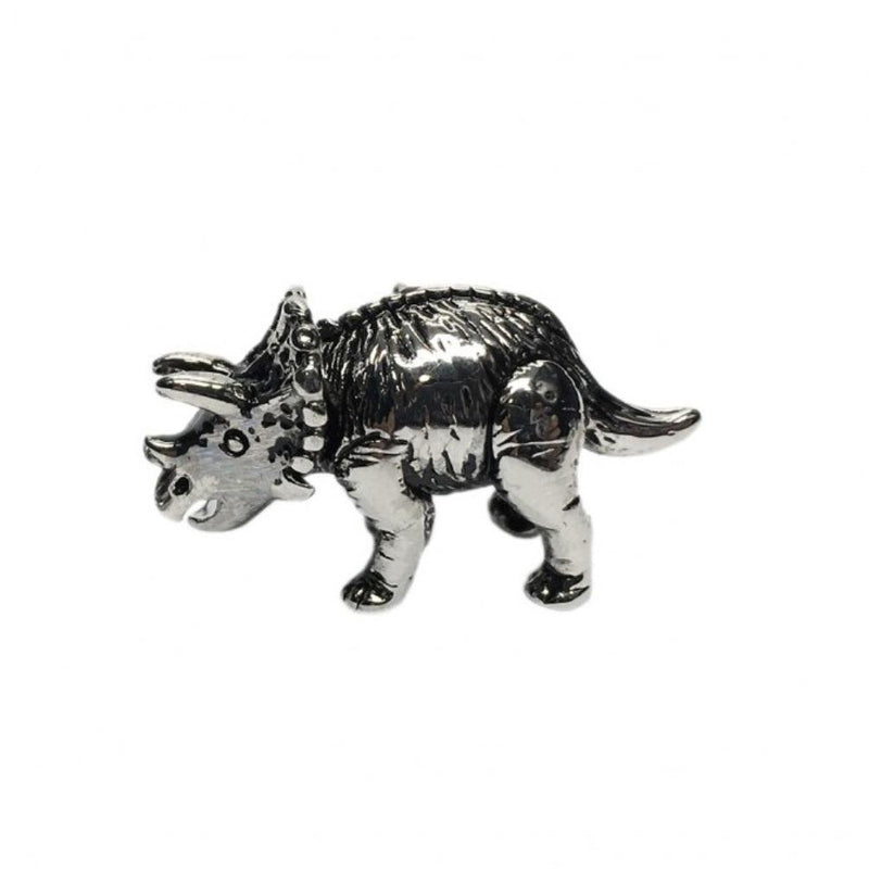 Triceratops Dinosaur Lapel Pin Badge - Minimum Mouse