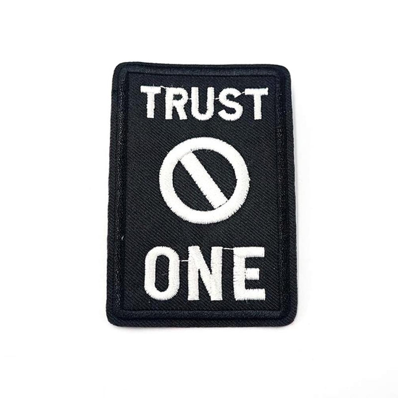 Trust No One X Files Iron On Patch - Minimum Mouse