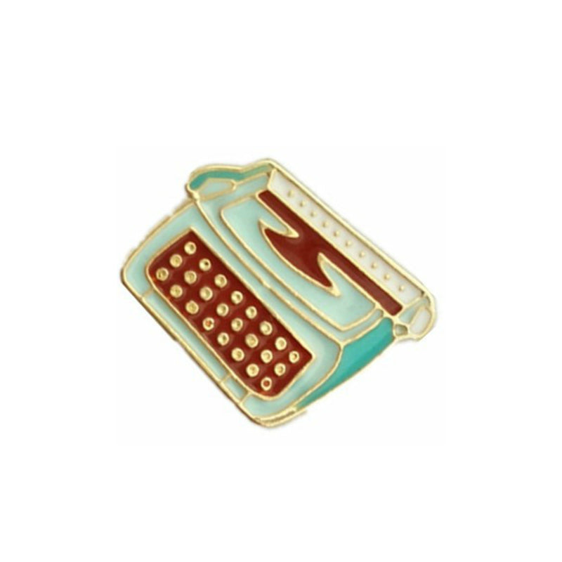 Typewriter Enamel Lapel Pin Badge - Minimum Mouse