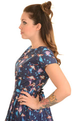 UFO Space Print Dress by Run and Fly - Minimum Mouse