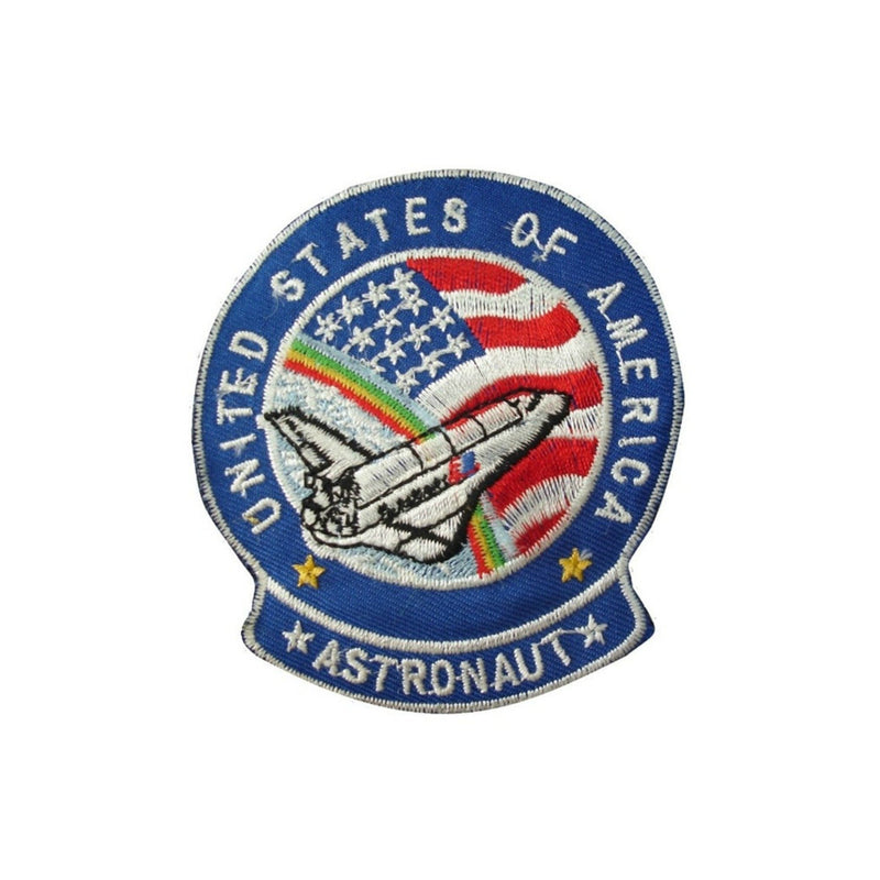United States Astronaut Iron On Patch - Minimum Mouse