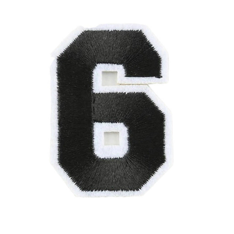Varsity Number Iron On Patch - Minimum Mouse