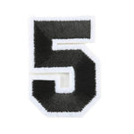 Varsity Number Iron On Patch - Minimum Mouse